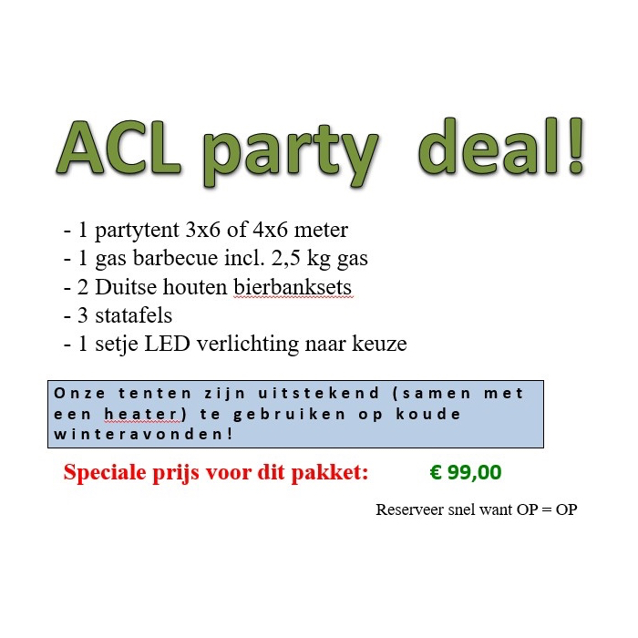 ACL Partyverhuur - Party Deal